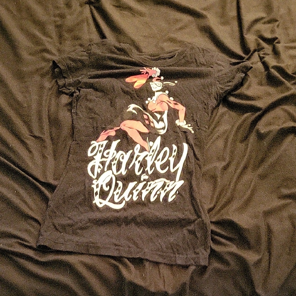 Harley Quinn Black Graphic T-Shirt